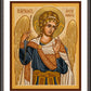 Wall Frame Espresso, Matted - St. Raphael Archangel by J. Cole