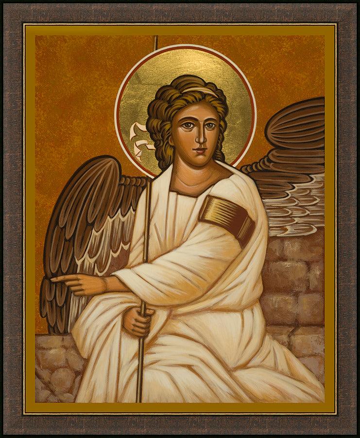 Wall Frame Espresso - Resurrection Angel by Joan Cole - Trinity Stores