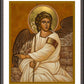 Wall Frame Espresso, Matted - Resurrection Angel by Joan Cole - Trinity Stores