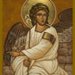 Wall Frame Black, Matted - Resurrection Angel by Joan Cole - Trinity Stores