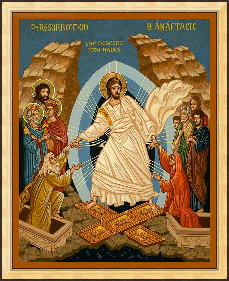 Wall Frame Gold - Resurrection - Descent into Hades by J. Cole ...