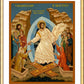 Wall Frame Gold, Matted - Resurrection - Descent into Hades by Joan Cole - Trinity Stores