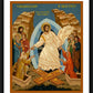 Wall Frame Black, Matted - Resurrection - Descent into Hades by Joan Cole - Trinity Stores