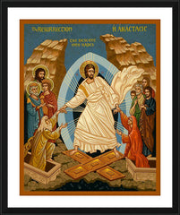 Wall Frame Black - Resurrection - Descent into Hades by J. Cole