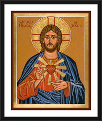 Wall Frame Black - Sacred Heart by J. Cole