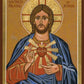 Wall Frame Gold, Matted - Sacred Heart by Joan Cole - Trinity Stores