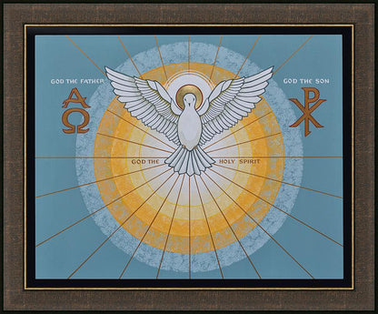 Wall Frame Espresso - Holy Spirit by Joan Cole - Trinity Stores