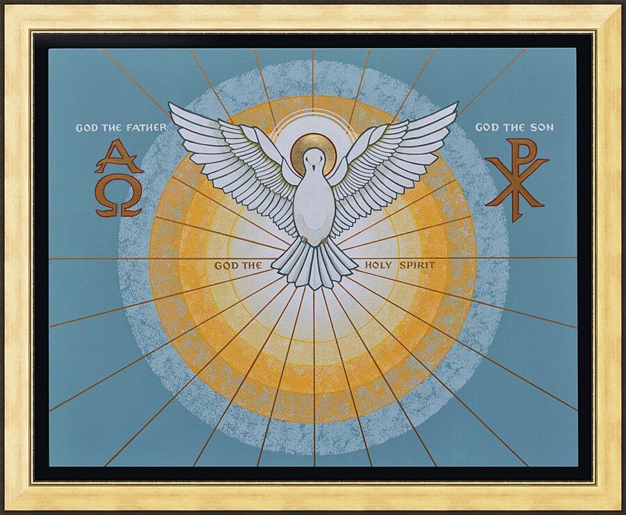 Wall Frame Gold - Holy Spirit by J. Cole – Trinity Stores