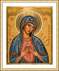 Wall Frame Gold - Seven Sorrows by J. Cole