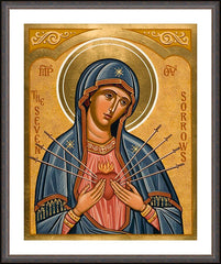 Wall Frame Espresso - Seven Sorrows by J. Cole