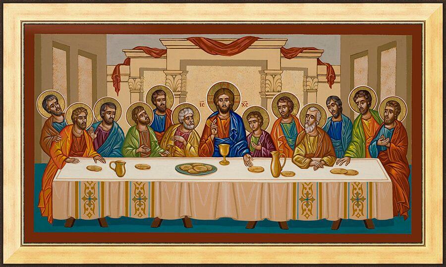 Wall Frame Gold - Last Supper by Joan Cole - Trinity Stores