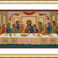Wall Frame Gold, Matted - Last Supper by Joan Cole - Trinity Stores