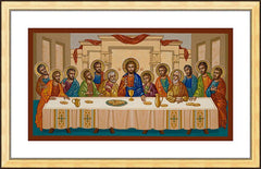 Wall Frame Gold - Last Supper by J. Cole