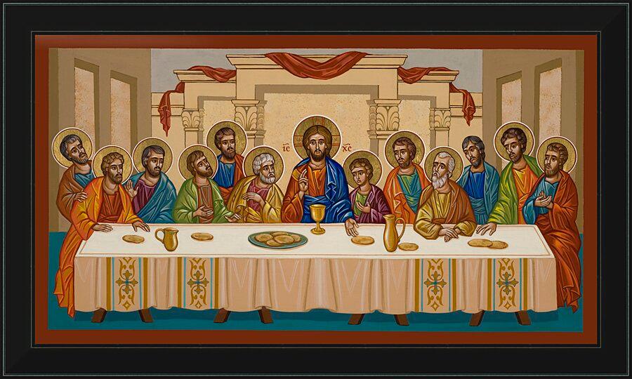 Wall Frame Black - Last Supper by Joan Cole - Trinity Stores