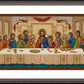 Wall Frame Espresso, Matted - Last Supper by Joan Cole - Trinity Stores