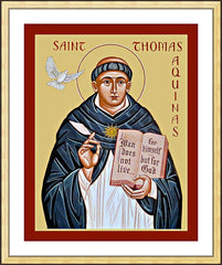 Wall Frame Gold - St. Thomas Aquinas by J. Cole