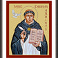 Wall Frame Espresso, Matted - St. Thomas Aquinas by J. Cole