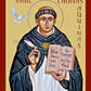 Wall Frame Gold, Matted - St. Thomas Aquinas by J. Cole