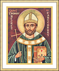 Wall Frame Gold - St. Thomas Becket by J. Cole