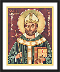 Wall Frame Black - St. Thomas Becket by J. Cole