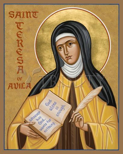Acrylic Print - St. Teresa of Avila by J. Cole