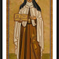 Wall Frame Black, Matted - St. Teresa of Avila by Joan Cole - Trinity Stores