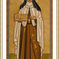 Wall Frame Gold, Matted - St. Teresa of Avila by Joan Cole - Trinity Stores