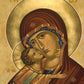 Wall Frame Gold, Matted - Virgin of Vladimir by J. Cole