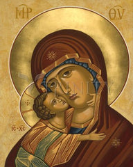 Acrylic Print - Virgin of Vladimir by J. Cole