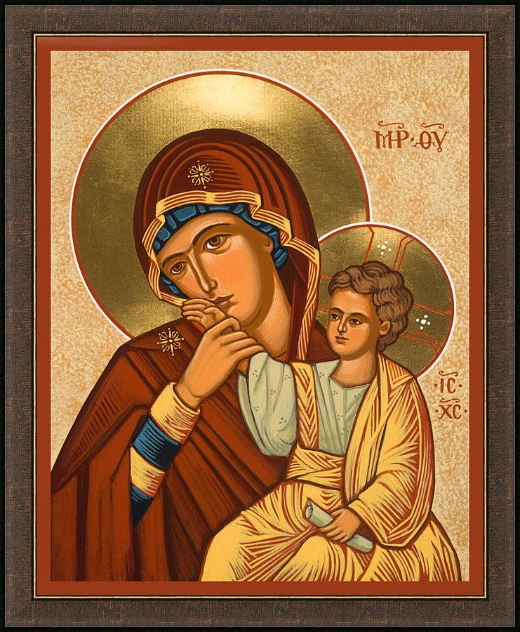 Wall Frame Espresso - Virgin of Consolation by Joan Cole - Trinity Stores