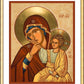 Wall Frame Gold, Matted - Virgin of Consolation by J. Cole