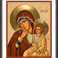 Wall Frame Espresso, Matted - Virgin of Consolation by J. Cole
