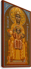 Canvas Print - Virgin of Montserrat - Black Madonna by J. Cole