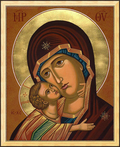 Wall Frame Gold - Virgin of Vladimir by J. Cole
