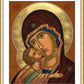 Wall Frame Gold, Matted - Virgin of Vladimir by J. Cole