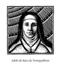 Acrylic Print - Bl. Adèle de Batz de Trenquelléon by Julie Lonneman - Trinity Stores