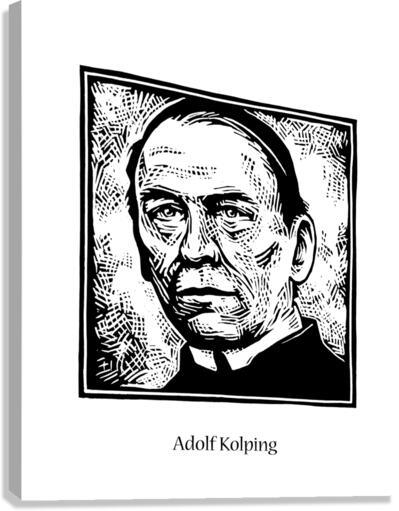Canvas Print - St. Adolf Kolping by J. Lonneman