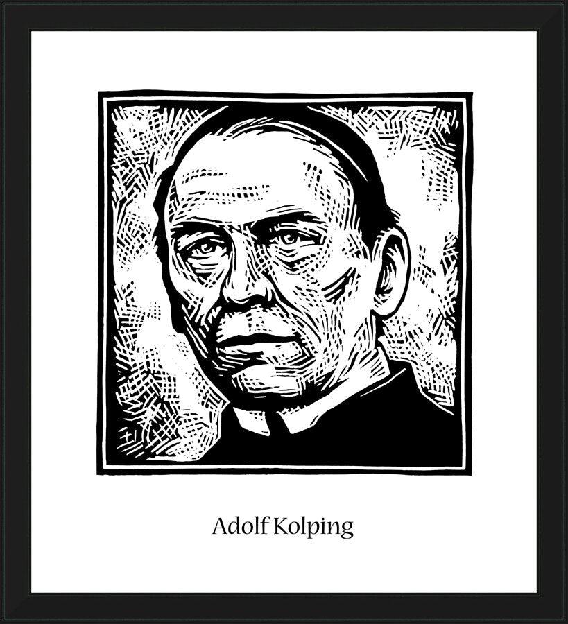 Wall Frame Black - St. Adolf Kolping by Julie Lonneman - Trinity Stores