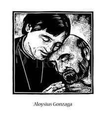 Acrylic Print - St. Aloysius Gonzaga by J. Lonneman