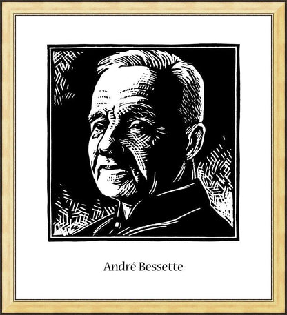 Wall Frame Gold - St. André Bessette by Julie Lonneman - Trinity Stores