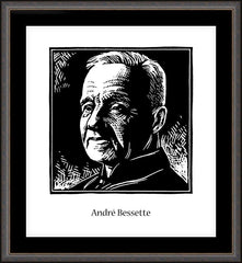 Wall Frame Espresso - St. André Bessette by J. Lonneman