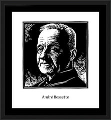Wall Frame Black - St. André Bessette by J. Lonneman