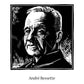 Wall Frame Gold, Matted - St. André Bessette by Julie Lonneman - Trinity Stores