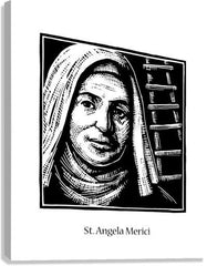 Canvas Print - St. Angela Merici by J. Lonneman