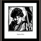 Wall Frame Espresso, Matted - St. Joan of Arc by Julie Lonneman - Trinity Stores