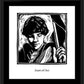 Wall Frame Black, Matted - St. Joan of Arc by Julie Lonneman - Trinity Stores