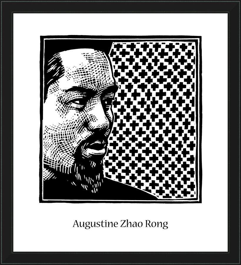 Wall Frame Black - St. Augustine Zhao Rong and 119 Companions by Julie Lonneman - Trinity Stores