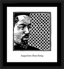 Wall Frame Black - St. Augustine Zhao Rong and 119 Companions by J. Lonneman