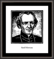 Wall Frame Espresso - Bl. Basil Moreau by J. Lonneman