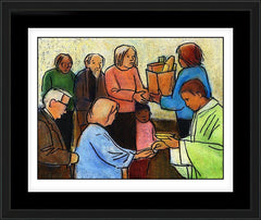 Wall Frame Black - Bread Lines by J. Lonneman